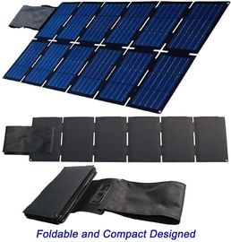 까만 폴딩 태양 충전기 100W 고성능 야외 활동 사용